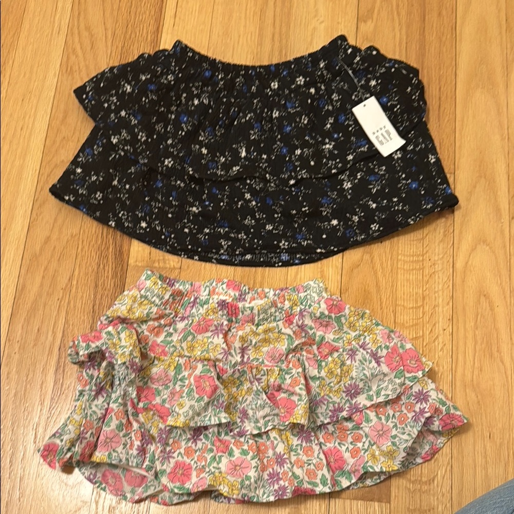 Floral Ruffle Skort Set